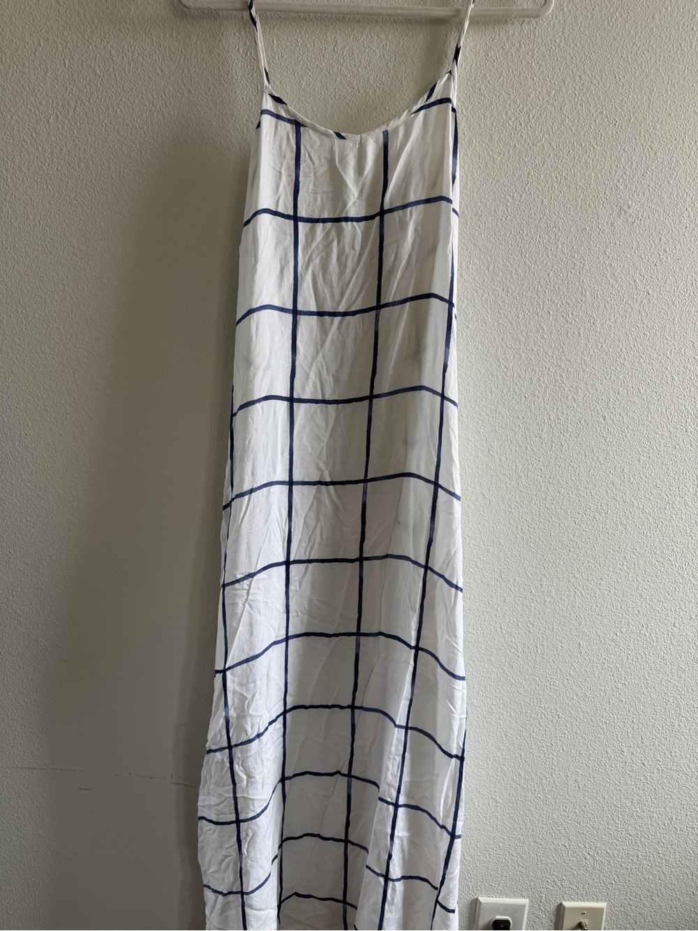 NWT Rails White Blue Maxi Dress size Large